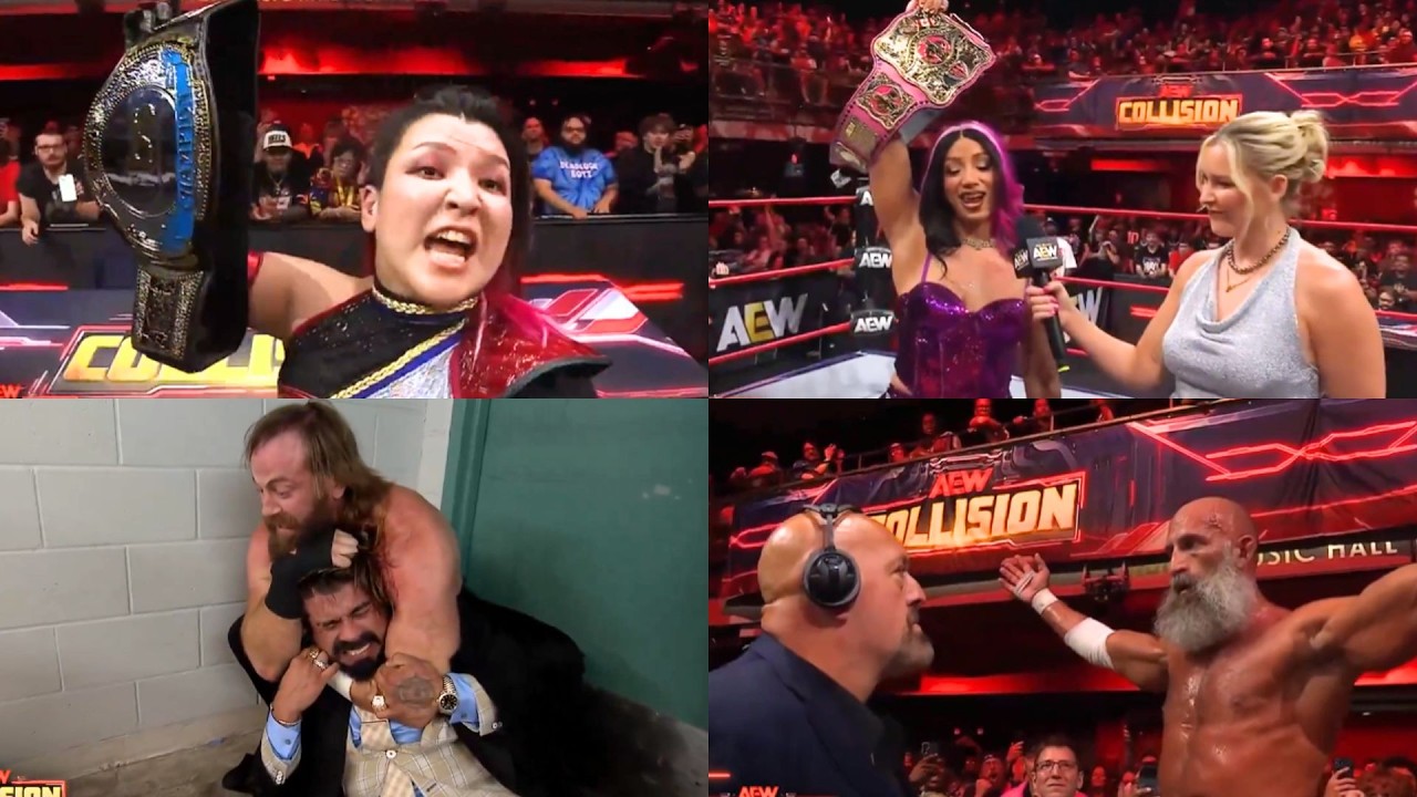 AEW Collision 07/18/26 Results- Maya World Saves Aminata, Hikaru Shida Retains, No Holds Barred 🔥 background