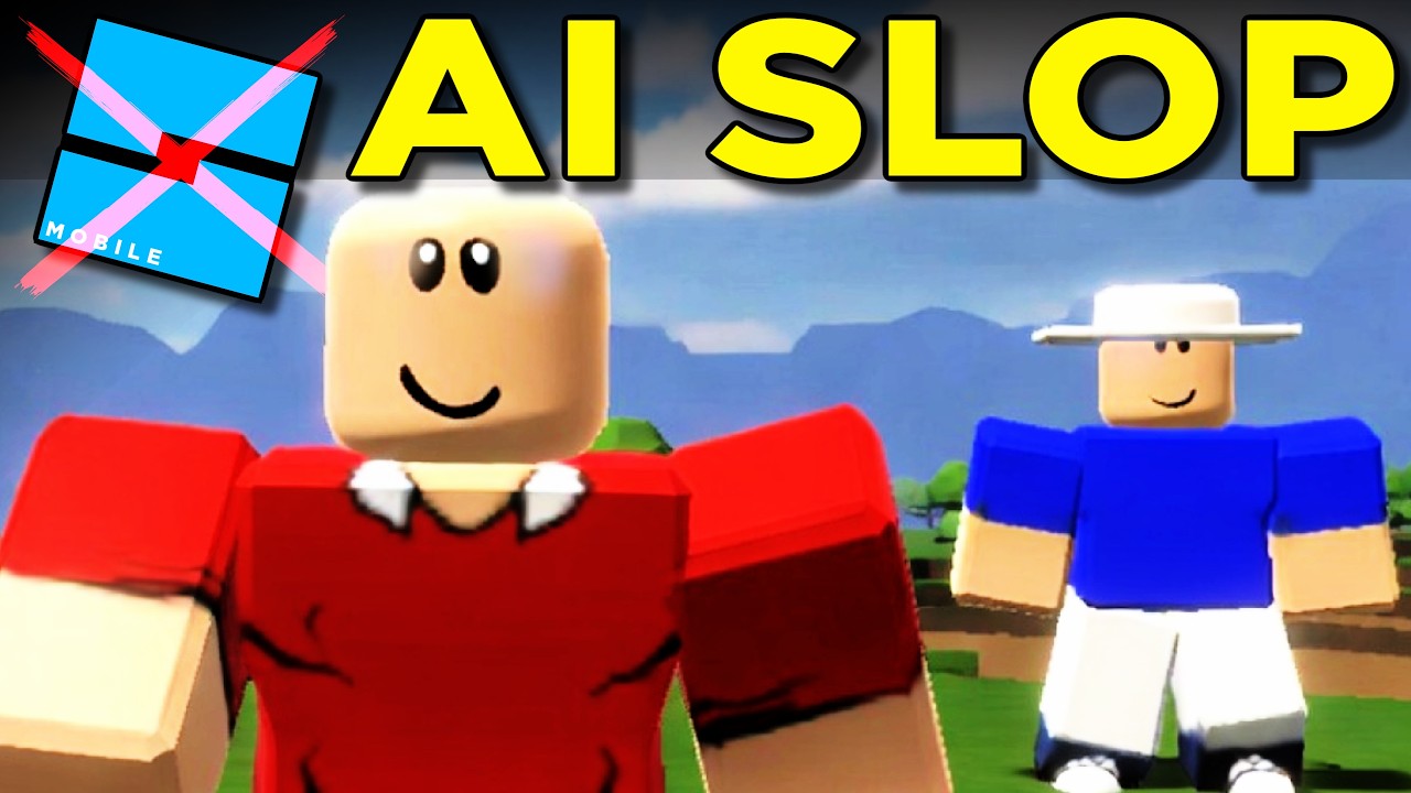 Roblox made an AI Game Generator... background
