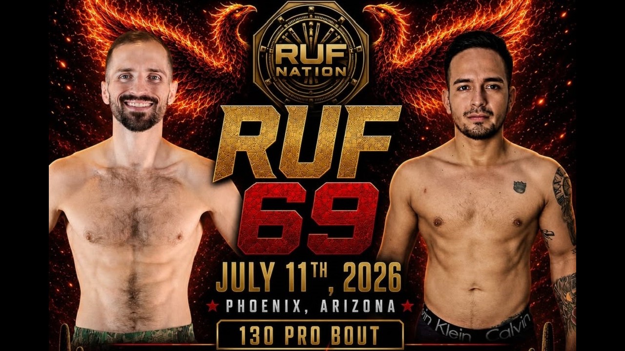 Alex Preissing vs. Jean Tejena - RUF 69 backdrop
