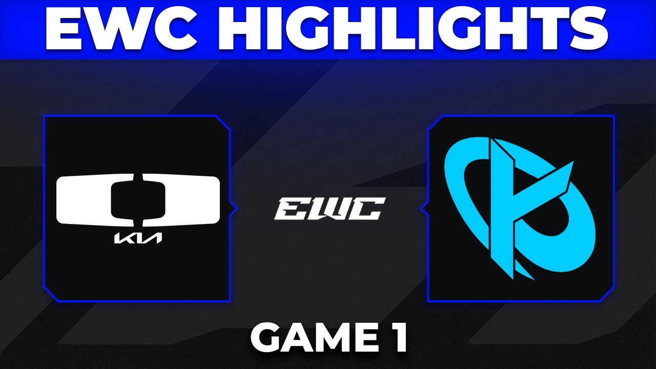 DK vs KC Game 1 Highlights | EWC 2026 Grand Finals | Dplus KIA vs Karmine Corp background