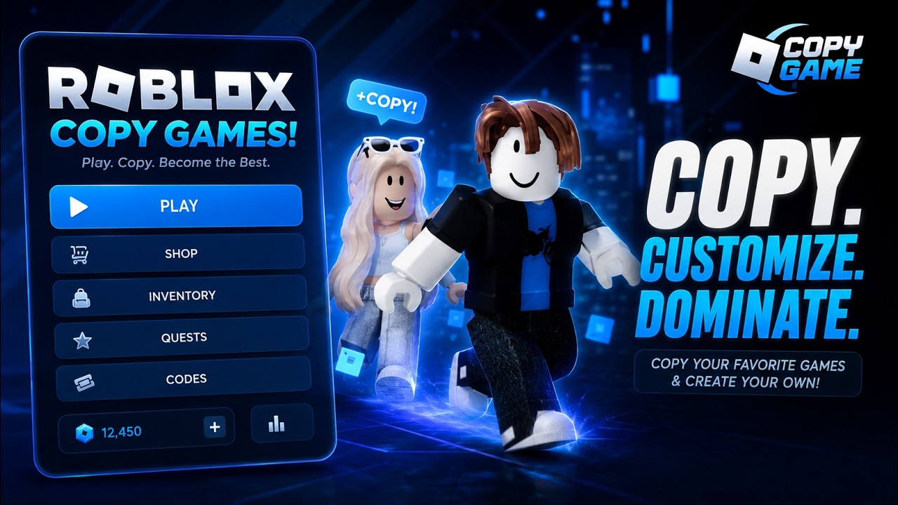 Roblox Game Copier 2026 - Copy Any Game - Uncopylock + Studio Guide FREE background