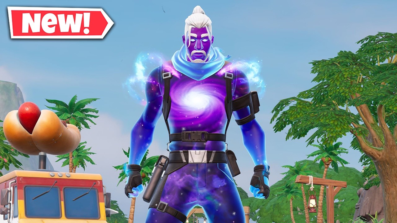 NEW GALAXON Skin Gameplay In Fortnite! background