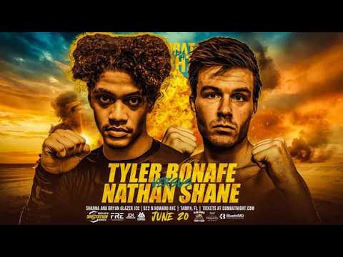 Tyler Bonafe vs Nathan Shane - Combat Night Tampa background