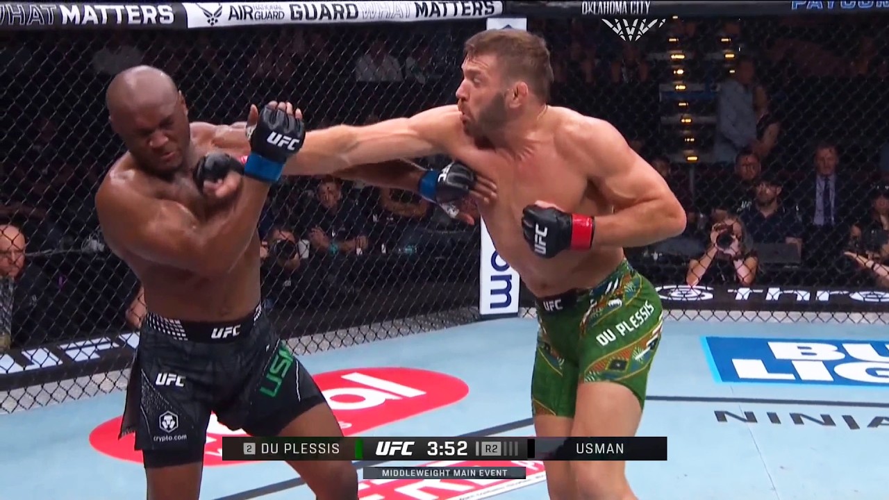 Dricus Du Plessis vs Kamaru Usman FULL FIGHT HIGHLIGHTS | UFC Oklahoma City background