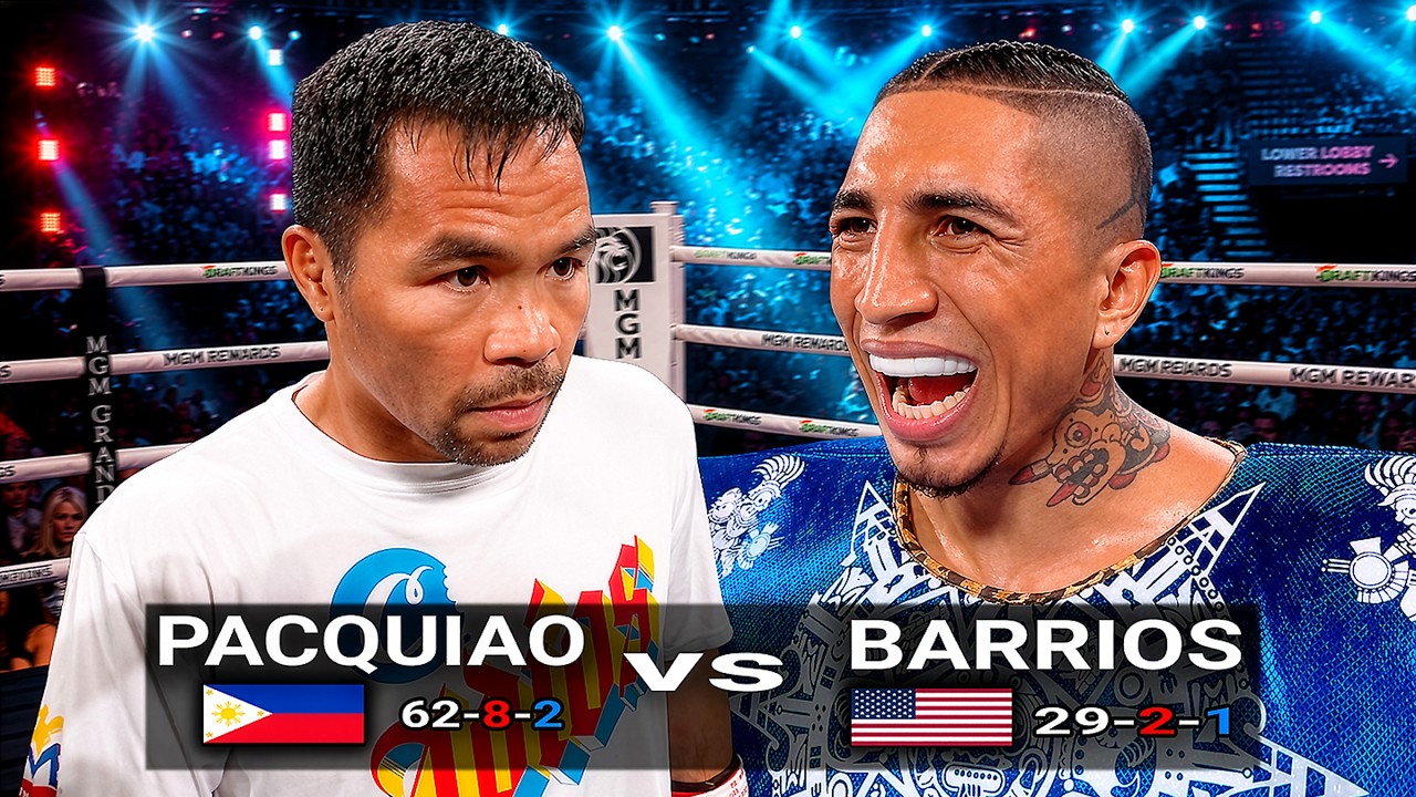 Manny Pacquiao (Philippines) vs Mario Barrios (USA) | Boxing Fight Highlights HD background