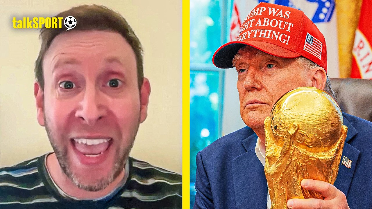"FIRST GAME HE'S ATTENDED!" Ben Jacobs REVEALS ALL on Donald Trump's World Cup TROPHY LIFT! background