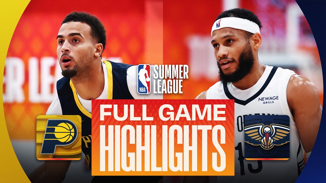 PACERS vs PELICANS | LAS VEGAS SUMMER LEAGUE | FULL GAME HIGHLIGHTS | July 18, 2026 background