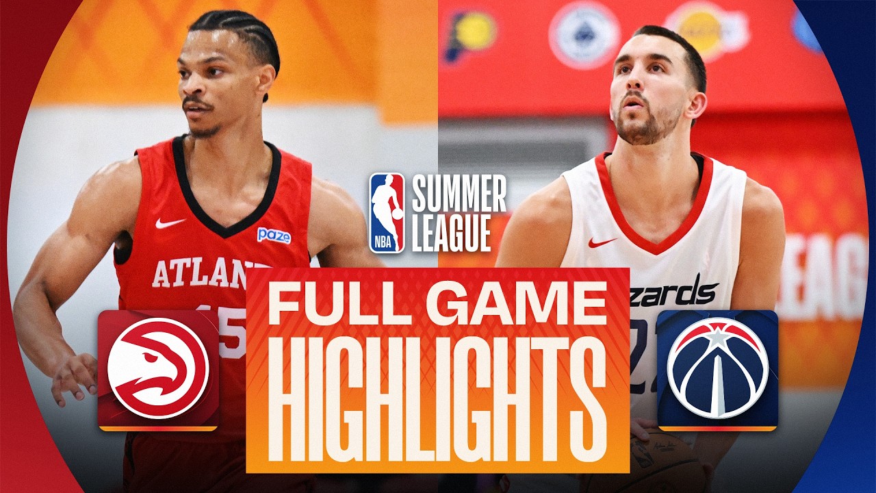 HAWKS vs WIZARDS | LAS VEGAS SUMMER LEAGUE | FULL GAME HIGHLIGHTS | July 18, 2026 background