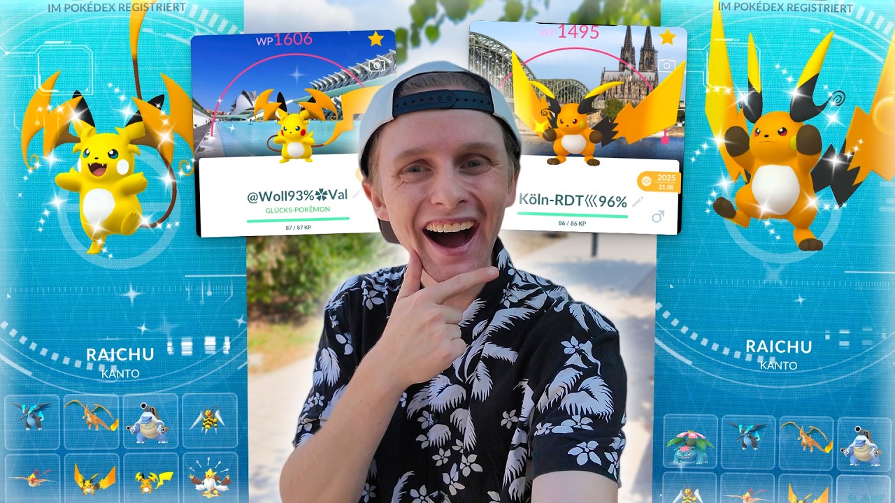 So KRASS ist MEGA RAICHU X & Y in Pokémon GO! background