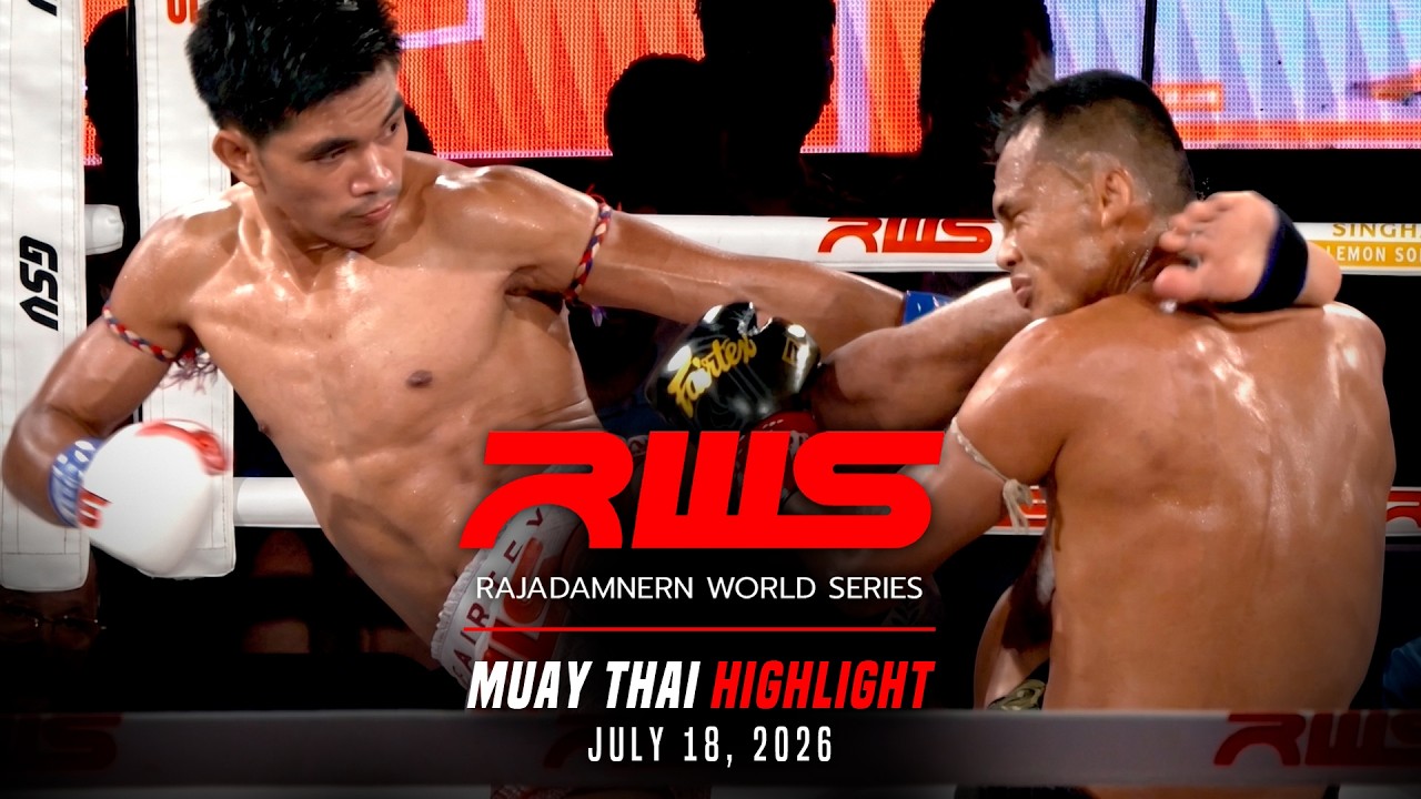 Narak Stuns Chiabkard in World Title Fight | RWS Rajadamnern World Series Highlights | July 18, 2026 backdrop