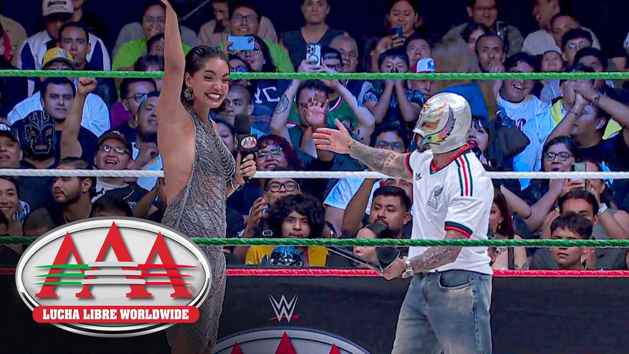 Rey Mysterio rehires Andrea Bazarte: Lucha Libre AAA highlights, July 18, 2026 background