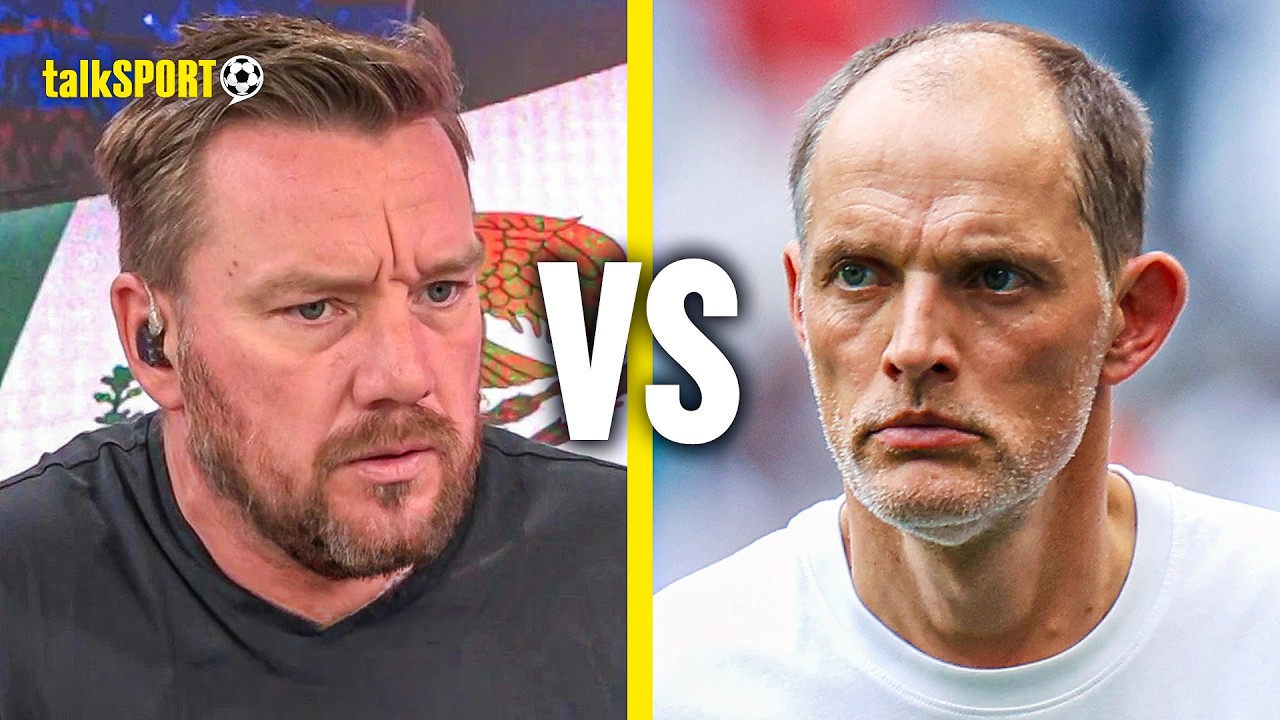 Jamie O'Hara FIRES SHOTS at Thomas Tuchel over comments on Bukayo Saka and 'CRAZY' England game! background