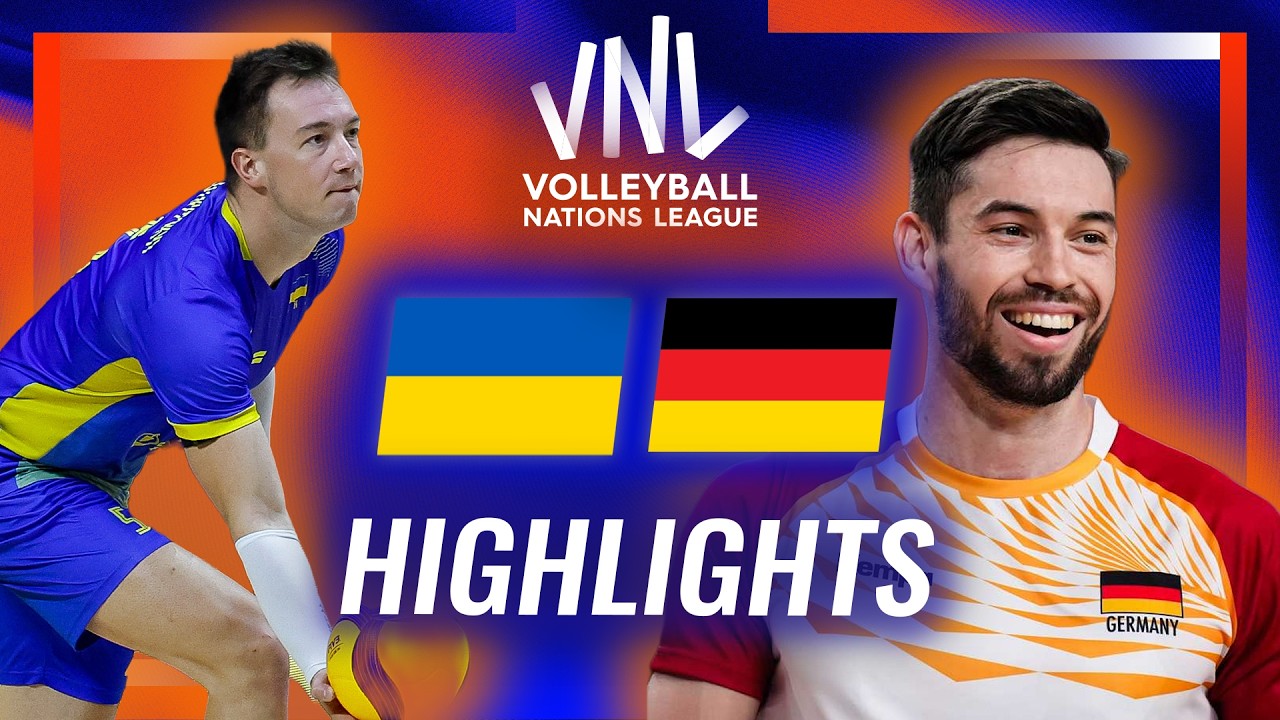 UkraineЁЯЗ║ЁЯЗж vs. GermanyЁЯЗйЁЯЗк - Highlights | Week 3 | Men's VNL 2026 background