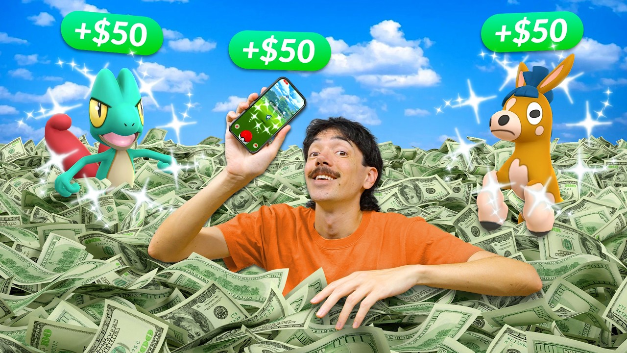 When I Catch a Pokémon, You Get $50 (Global GO Fest) background