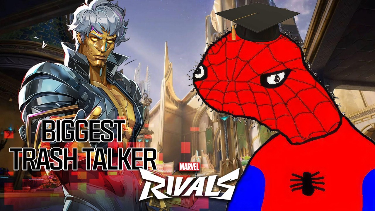 Ragebait Spider-Man DESTROYS The BIGGEST TRASH TALKER in Marvel Rivals... (TOXIC Edition) background