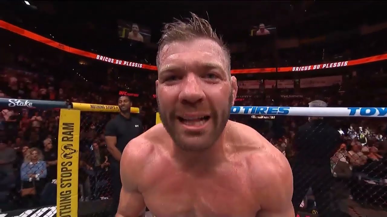 UFC Оклахома-Сити: Дрикус Дю Плесси - Слова после боя background