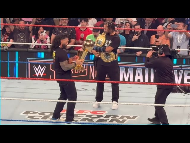 What Happens with Roman Reigns and Jalen Brunson Off Air after WWE SNME 7/18/2026 background