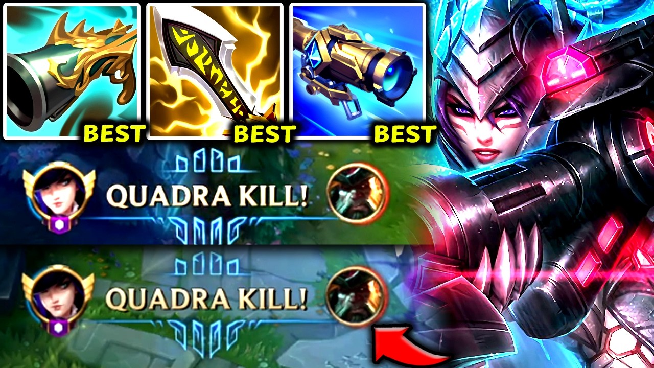 CAITLYN TOP IS 100% UNFAIR AND I SHOW YOU WHY (2X QUADRA KILL) - 2026 Caitlyn TOP Gameplay Guide background