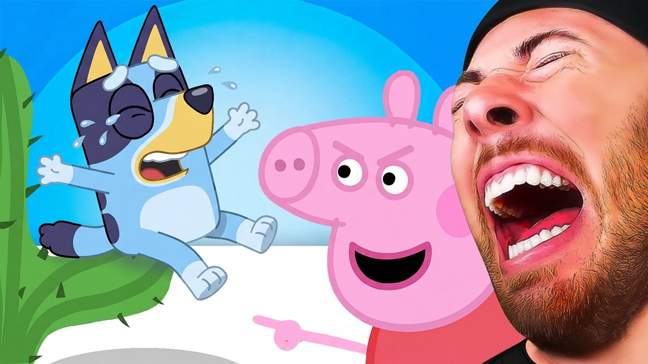 FUNNIEST Bluey VS Peppa Pig Animations?! (Who's Your Favorite?) background