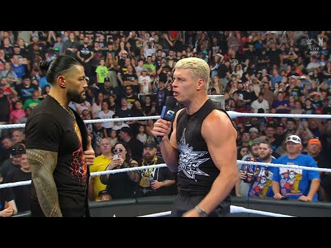 OMG 🤯 Cody Rhodes Challenges Roman Reigns on SmackDown | WWE SmackDown Highlights background