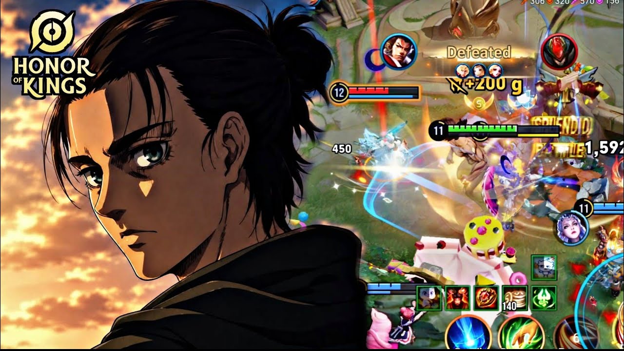 HOK : ZHANG FEI/EREN GAMEPLAY | IN SUPPORT - HONOR OF KINGS background