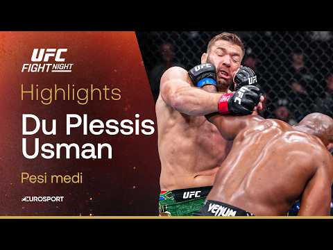 Du Plessis vs Usman I HIGHLIGHTS I #UFCFIGHTNIGHT background