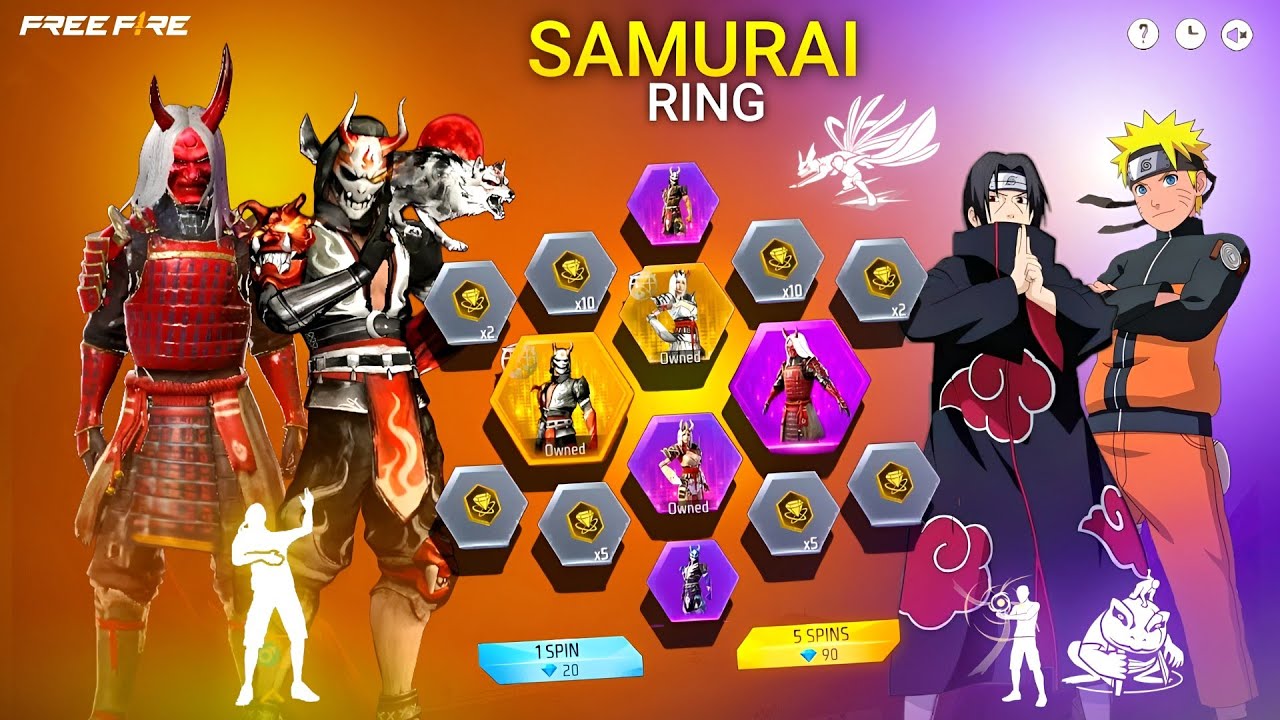 Zombie Samurai Bundle Return💥Bloodmoon Bundle Event🤯🥳| Free Fire New Event l Ff New Even background