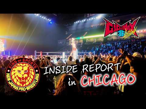 G1 CLIMAX 36 開幕戦 シカゴ大会に密着 【G1 CLIMAX 36 2026.7.11 アメリカ・NOW ARENA】 #njpw background