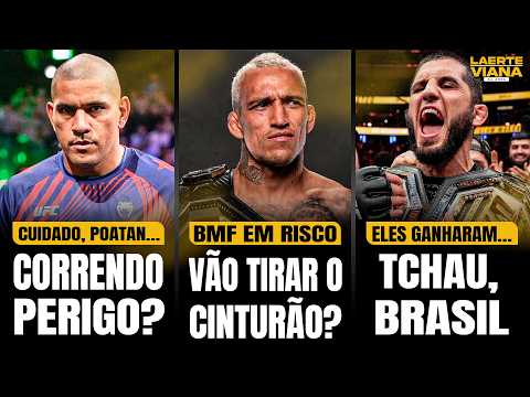 🚨POATAN EM CILADA? / RUSSIA BATE O BRASIL / NOVAS LUTAS NO UFC / PAGE NA FOGUEIRA / CHARLES EM RISC background