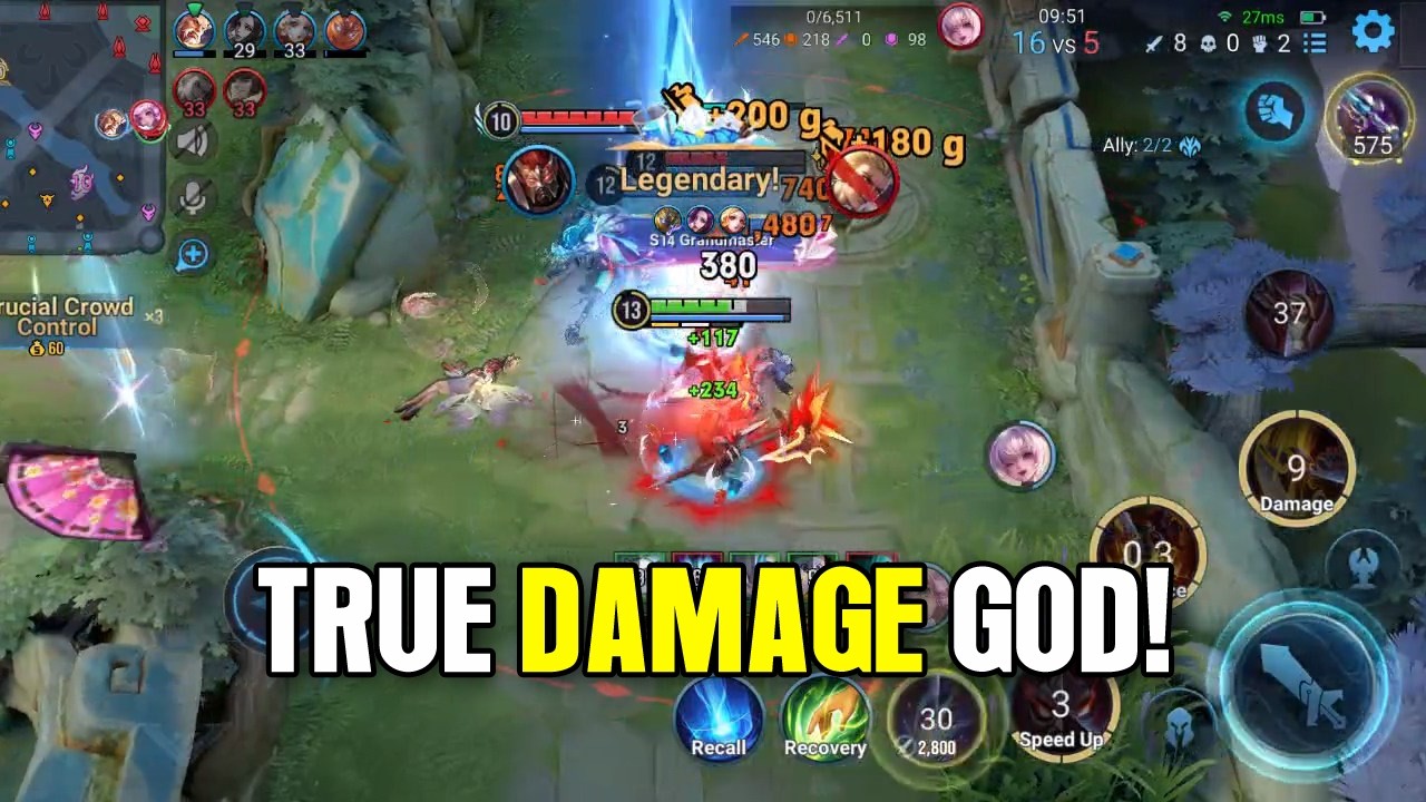 Honor of Kings: Dian Wei Gameplay - Full Damage Berserker Build background
