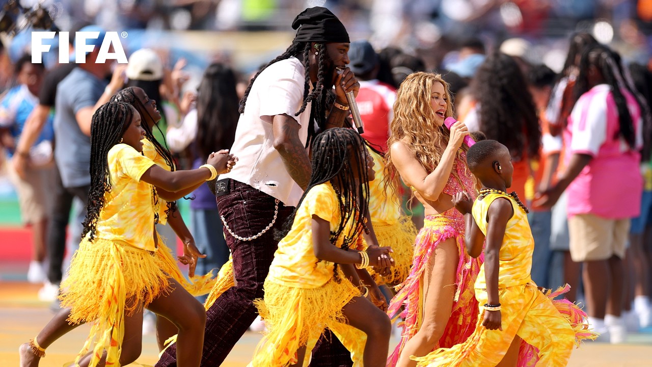 Shakira, Burna Boy & Triplets Ghetto Kids | FIFA World Cup 2026™ Final Halftime Show background