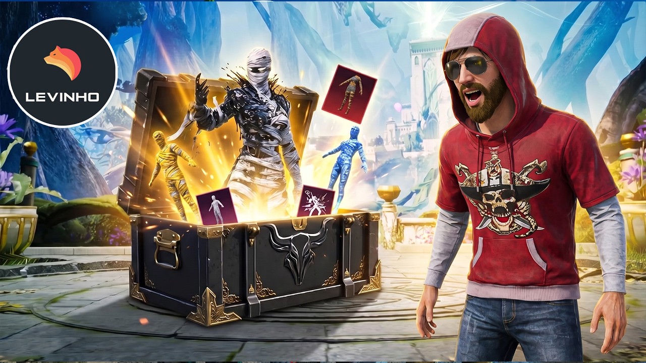 🔴 LEVINHO NEW MUMMY SKIN Horizontal | PUBG MOBILE🔴 #PUBGMOBILE backdrop