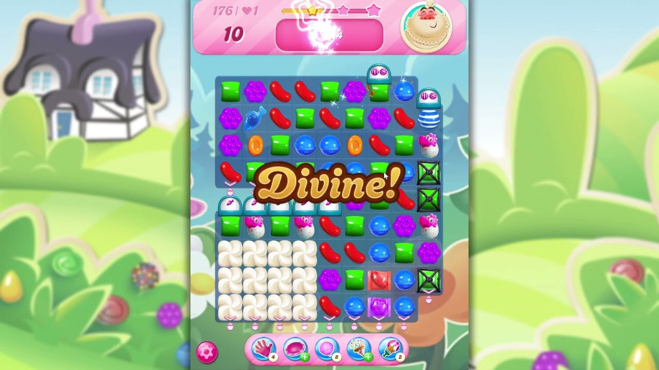 Candy Crush Saga Level 176 | NO BOOSTERS background