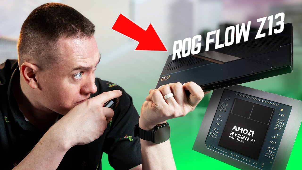 The Best Gaming Laptop NO ONE Will Buy - ROG Flow Z13 2025 background