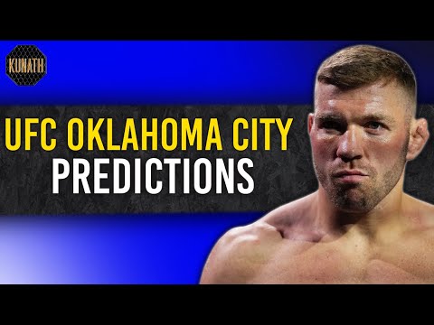 UFC OKLAHOMA CITY PREDICTIONS | UFC OKLAHOMA FULL CARD BREAKDOWN background