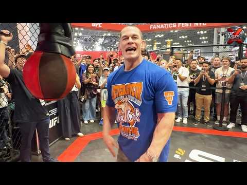 JOHN CENA MOCKS ROMAN REIGNS AT FANATICS FEST! GIVES ADVICE TO DANHAUSEN AND MORE! background