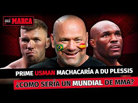 ¿HABRÁ MUNDIAL de MMA en UFC? - PREVIA USMAN vs DU PLESSIS: ALBERTO MONTES, McMILLEN… backdrop
