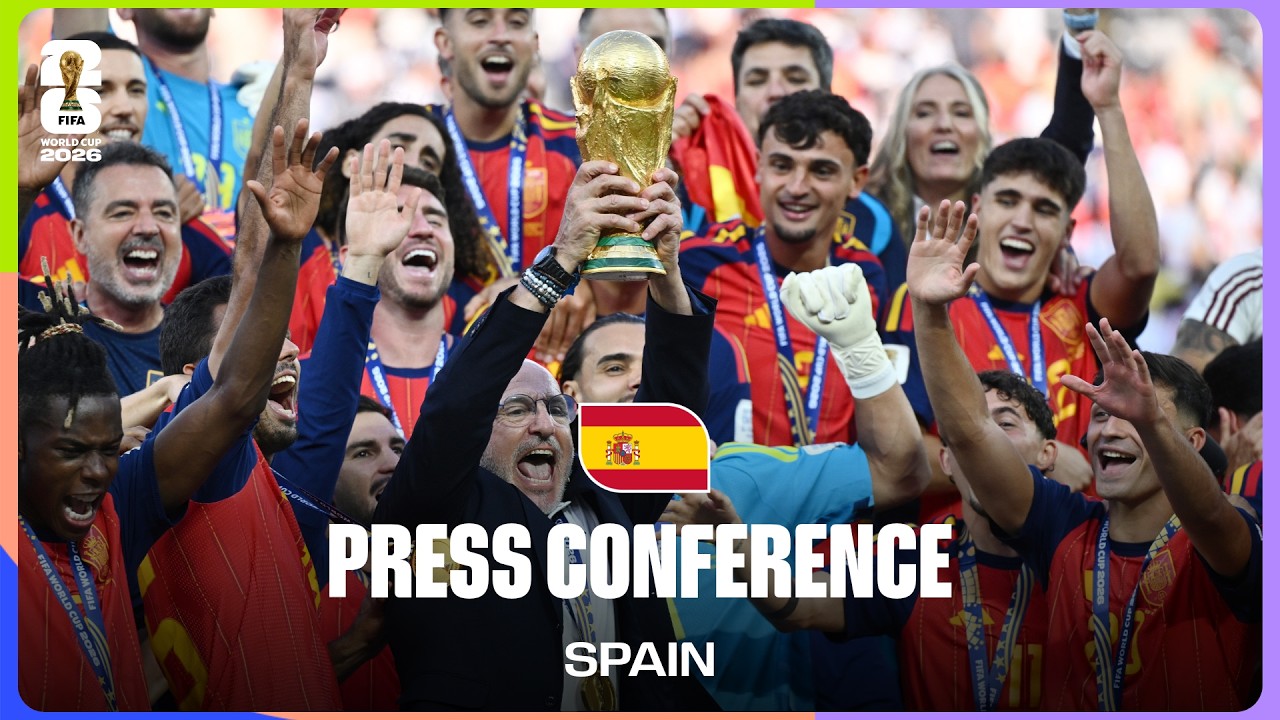 Post-Match Press Conference: Spain's Luis de la Fuente On The 1-0 Win Over Argentina background