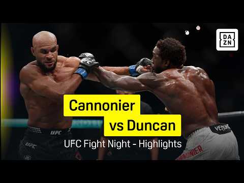 Jared Cannonier vs Christian Leroy Duncan | UFC Fight Night | DAZN Highlights backdrop