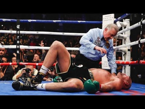 Tyson Fury (England) vs Arslanbek Makhmudov (Russia) Fight Highlights - Boxing HD 60 FPS background
