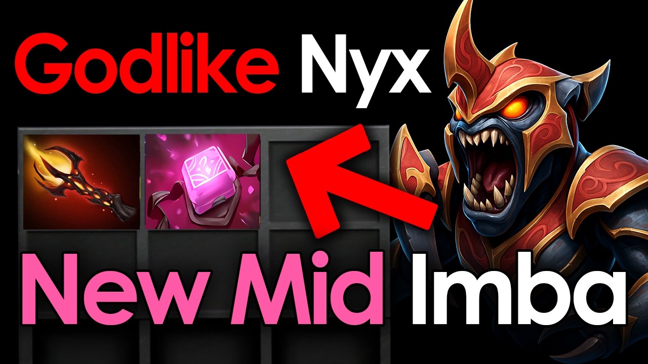 The NEW Nyx Assassin Mid Meta? Dagon + Phylactery Gameplay | Dota 2 7.41d background