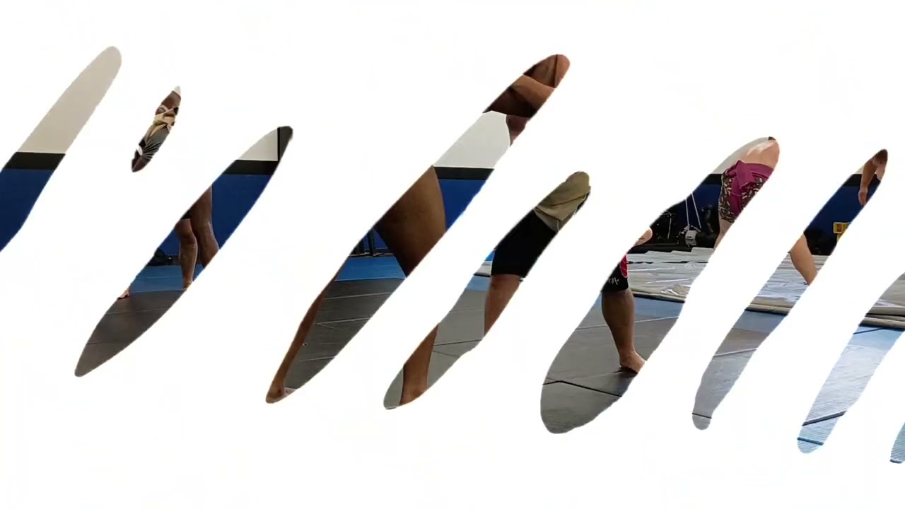Using a collar tie to pass through an opponent background