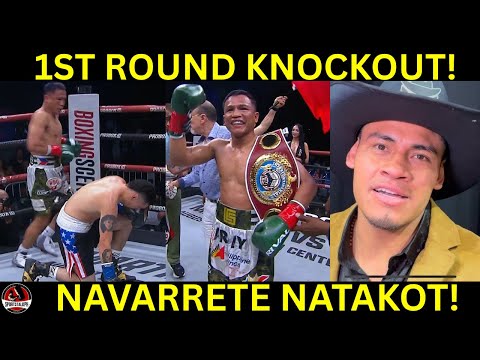 Charly Suarez PANALO 1ST ROUND KNOCKOUT! Emanuel Navarrete NATAKOT ayon kay Robert Garcia background