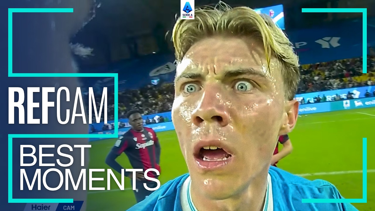 "There's No Way That's A Penalty!" | The BEST MOMENTS Caught On REFCAM 🤣 | Serie A 2025/26 background
