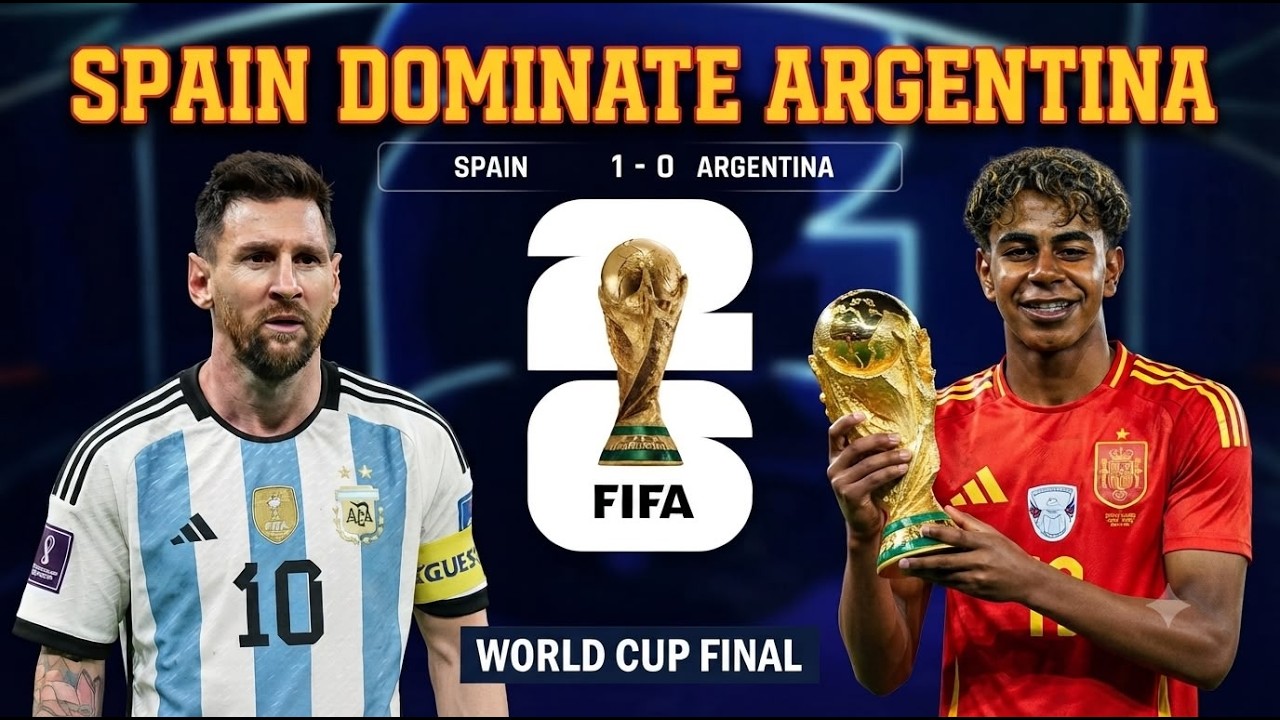 SPAIN DOMINATES ARGENTINA! 😱 Spain Makes World Cup History | World Cup Final Breakdown background