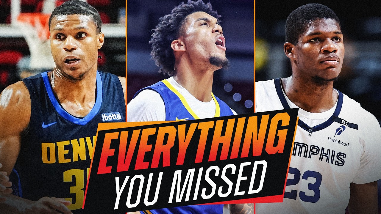 Warriors Win Summer League Title, Yaxel Lendeborg Shines & More | NBA's Nightly Recap background