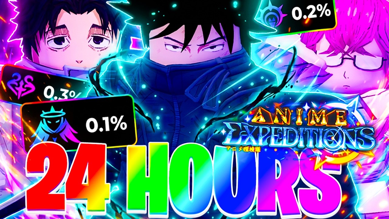 My FIRST 24 Hours In Anime Expeditions! (Roblox) backdrop