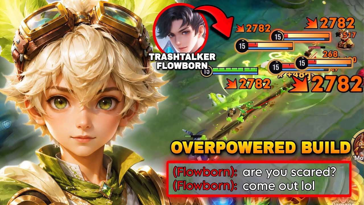 CHINA FANG MET A TRASHTALKER FLOWBORN MAGE AND BULLY HIM WITH THIS OP CRIT BUILD! | HONOR OF KINGS background