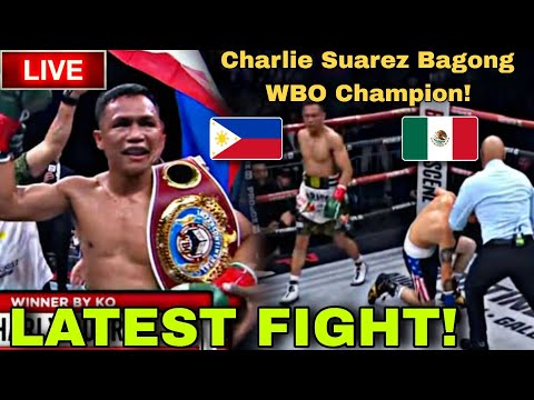 LATEST FIGHT! 1ST round TKO! 🇵🇠Charlie Suarez vs 🇲🇽 Manuel Avila Fight! backdrop