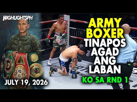 NEW FIGHT: Tapos ang Laban! KO sa Round 1 "SUNDALONG BOXER" panalo sa America! background
